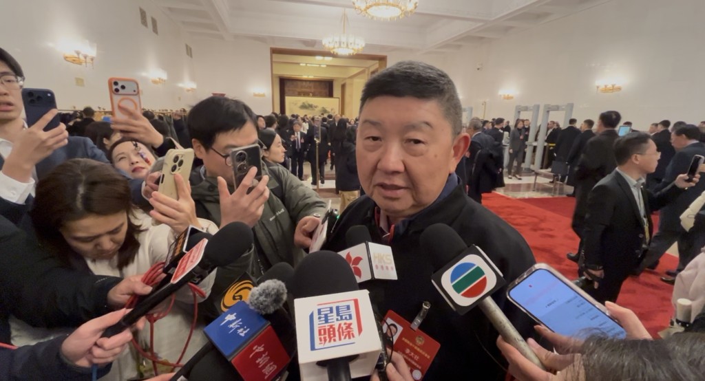 港區全國政協委員、港台經濟文化合作協進會主席李大壯。李健威攝 港區全國政協委員、港台經濟文化合作協進會主席李大壯。李健威攝