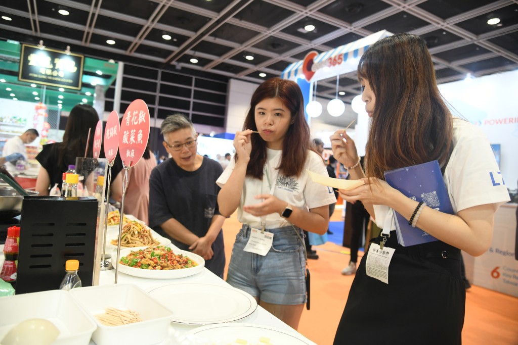 香港餐飲展2023一連三日在會展舉行。何健勇攝