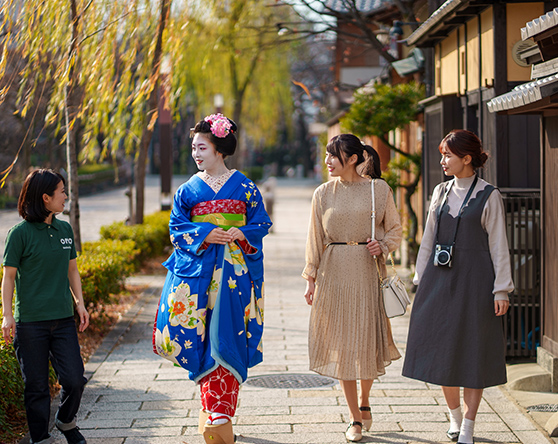 客人可參加酒店提供的嚮導服務暢遊祇園一帶。