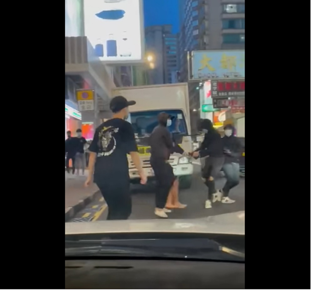 網上流傳影片截圖