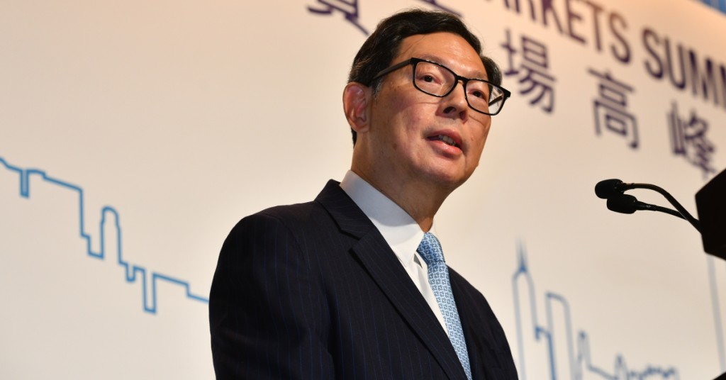 陳德霖昨日公布成立一家電子錢包公司。資料圖片