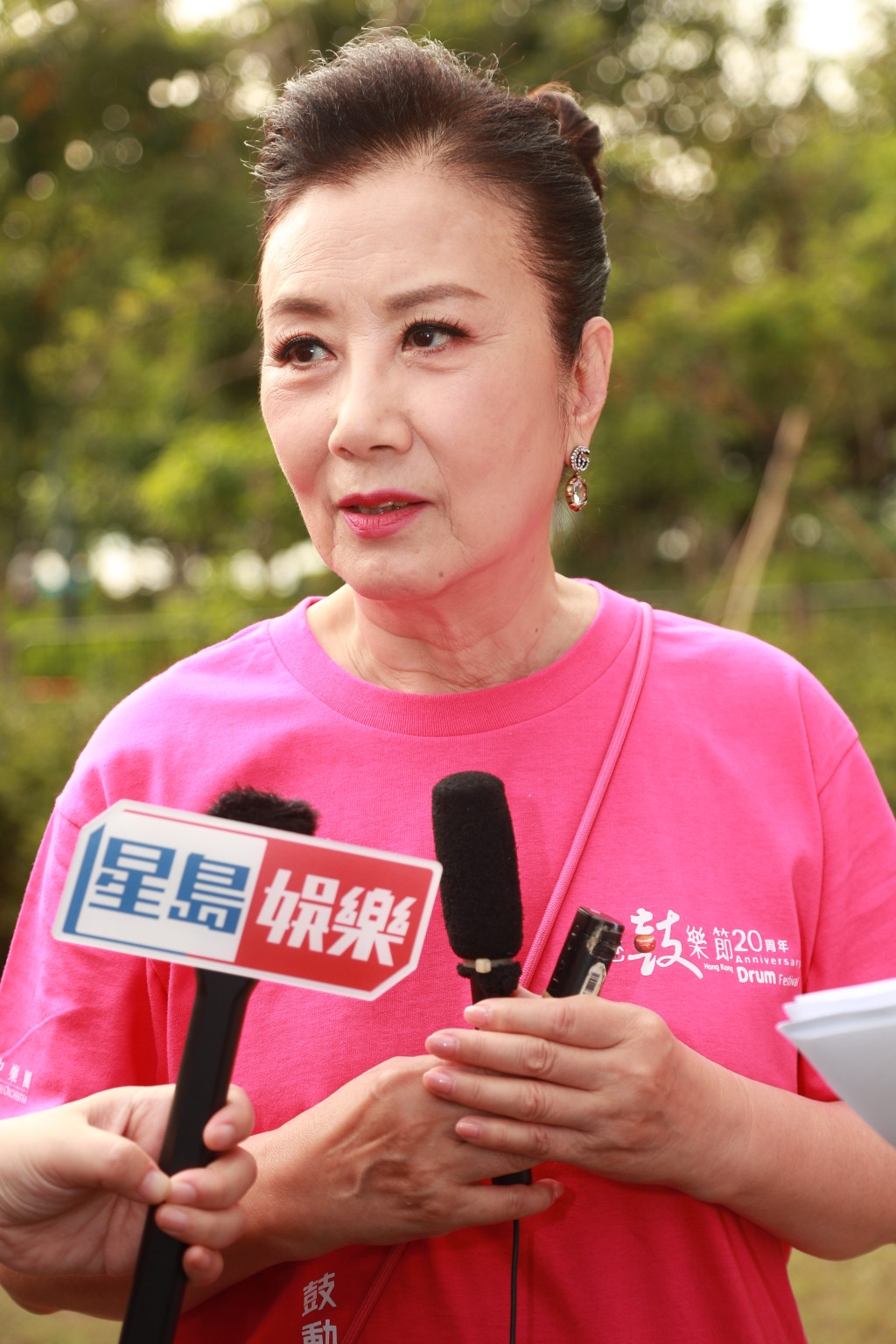 汪明荃指已跟该香港中乐团合作了很多年，每年亦会帮他们举办筹款活动。