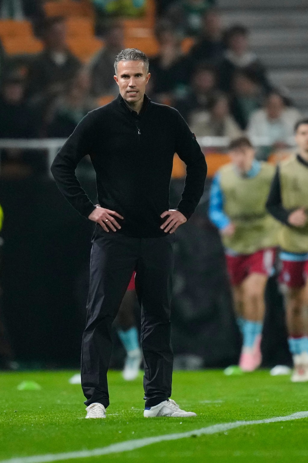 燕豪芬教練尹佩斯。美聯社