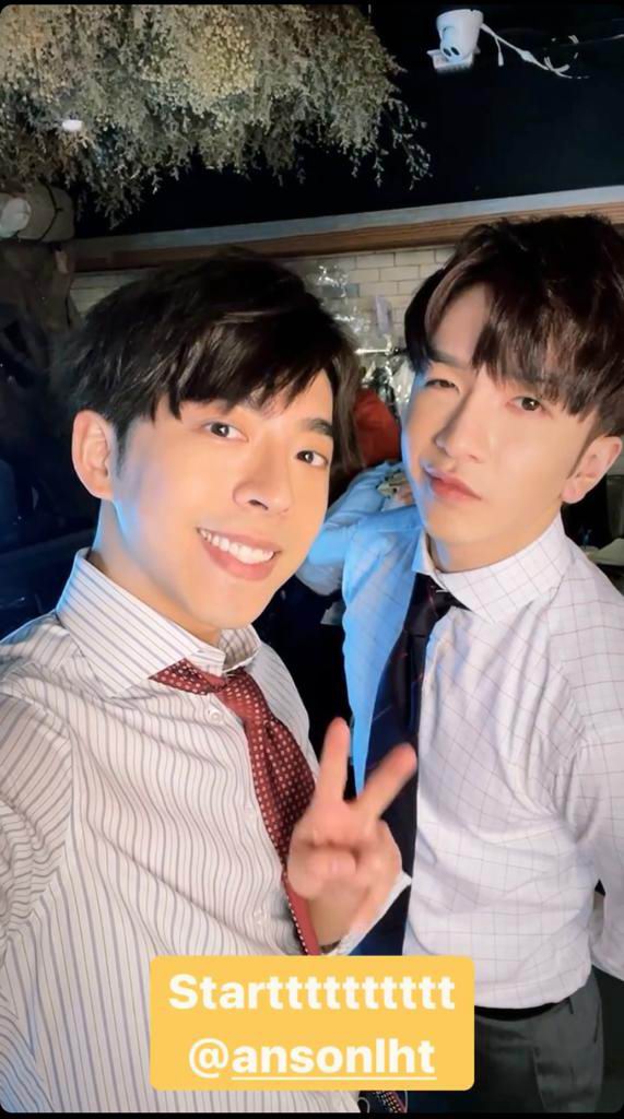 Edan與MIRROR隊友Anson Lo主演港版《大叔的愛》。