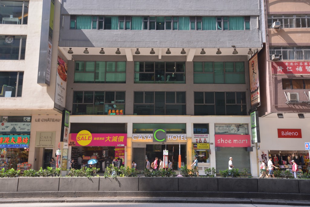 旺角CASA全幢旅館放售，市場估值約4.5億。