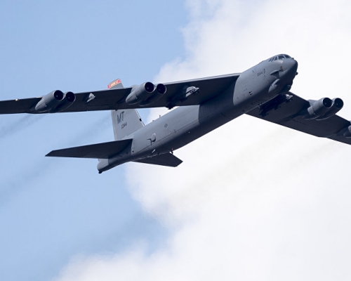 美軍B-52轟炸機。AP資料圖片
