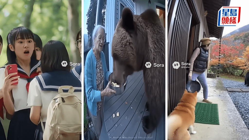 网络上出现大量跟熊有关的AI生成影片。YouTube@HealingFurPlanet; Pawliopetlover; miffyQCAT-0