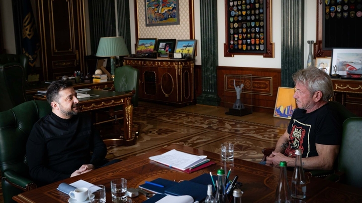 辛潘為撐烏克蘭放棄奧斯卡盛典 獲澤連斯基親撰文感謝。