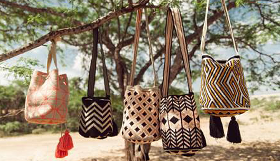 摊档名称：Wayuu + MADE产品：来自哥伦比亚Handmade Wayuu袋