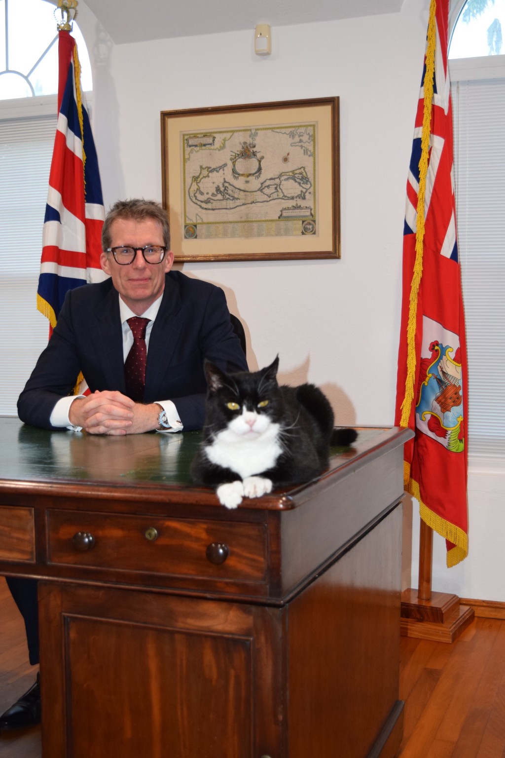 英國外交部前「捕鼠大臣」帕默斯頓逝世,享年12歲。X@DiploMog 英國外交部前「捕鼠大臣」帕默斯頓逝世,享年12歲。X@DiploMog