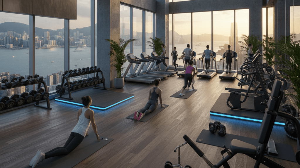 消委會報告分析24小時健身中心的服務。（AI生成圖片）