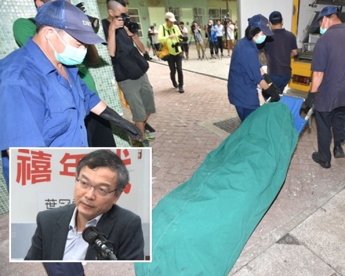 林正財(左下)表示,不少長者覺得照顧伴侶是自己責任,但不竟每個人能力有極限。