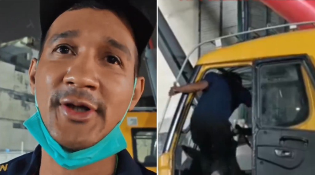 委国中餐馆打荷化身英雄，开吊臂车，勇救瓦砾下7人。新华社