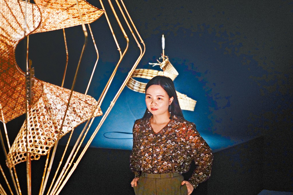 林嘉裕形容，竹既具東方文化底蘊，又能進行立體創作，完美契合了她對創作媒介的想像。