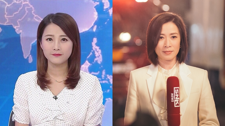 前TVB主播溫蕎菲貼出與佘詩曼合照。