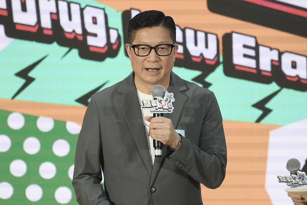 鄧炳強指吸食毒品會帶來很多禍害。陳浩元攝 鄧炳強指吸食毒品會帶來很多禍害。陳浩元攝