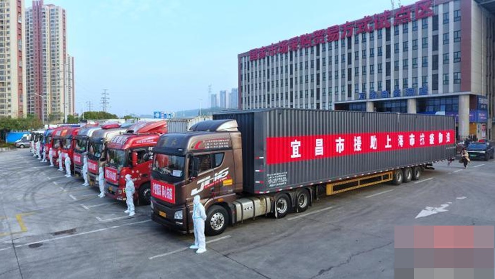 湖北也向上海送出216噸農副產品。互聯網圖片
