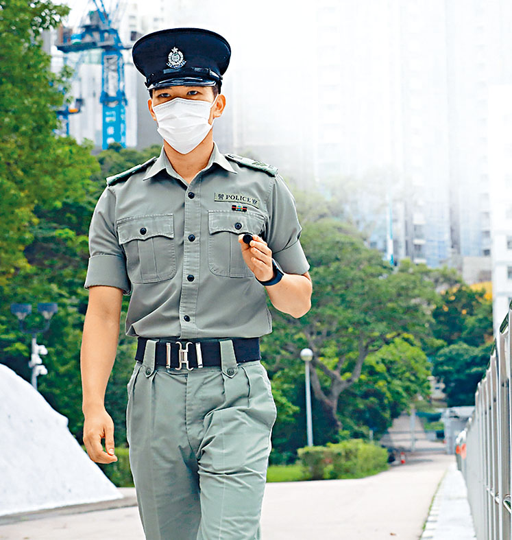 三代任職警界的胡子彬警長。