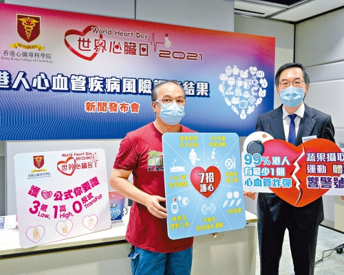 香港心臟專科學院倡市民應建立「三低一高零反式」的飲食習慣。