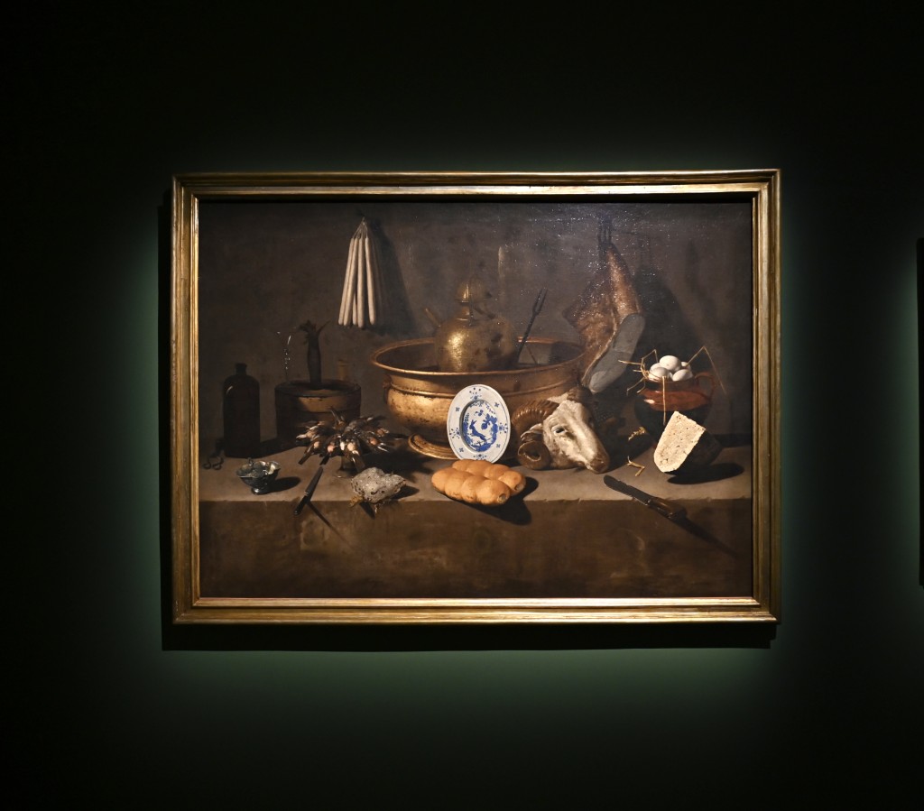 喬凡尼．巴蒂斯塔．雷科的《靜物—羊頭》。