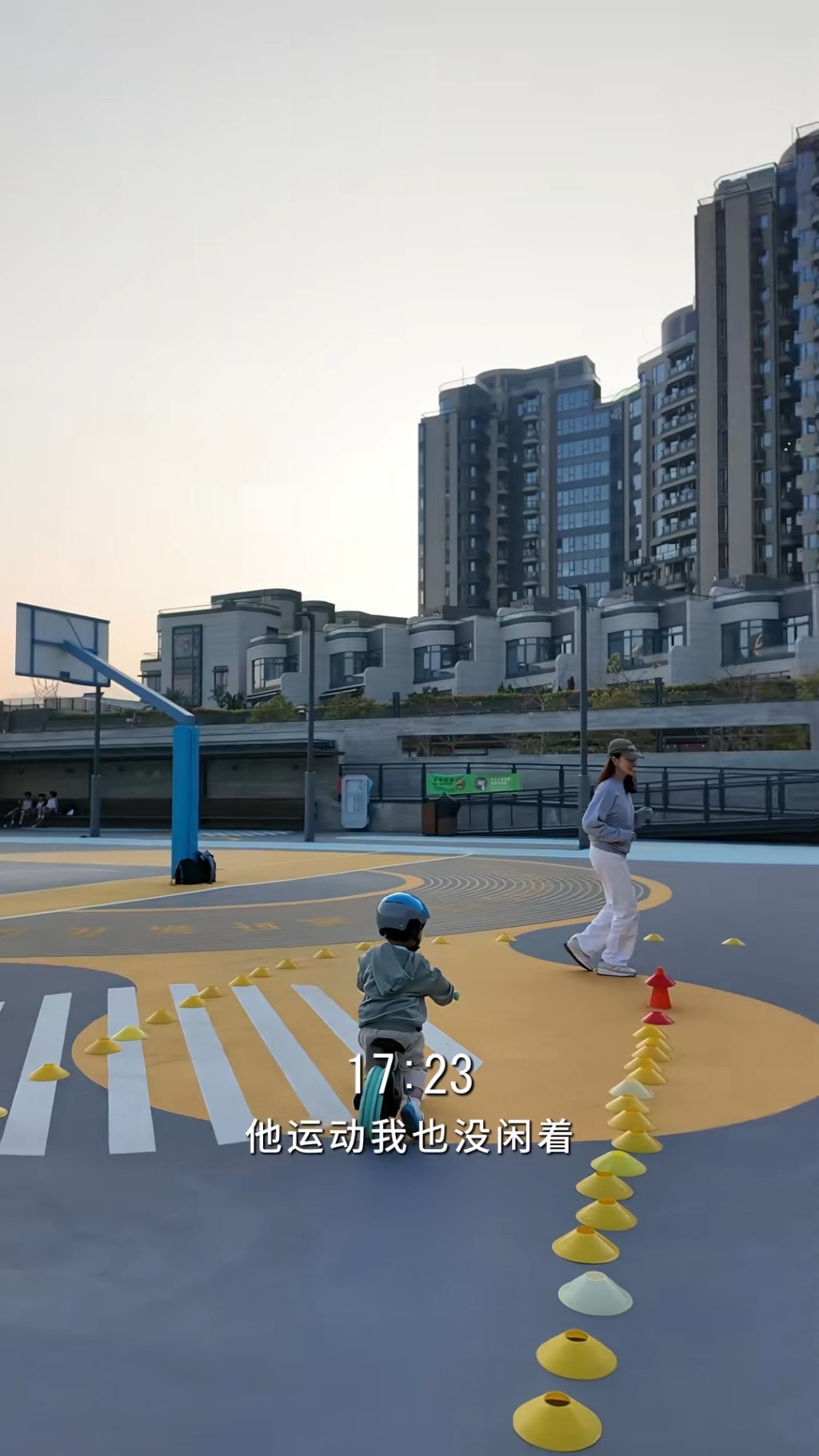 大仔非常活躍。
