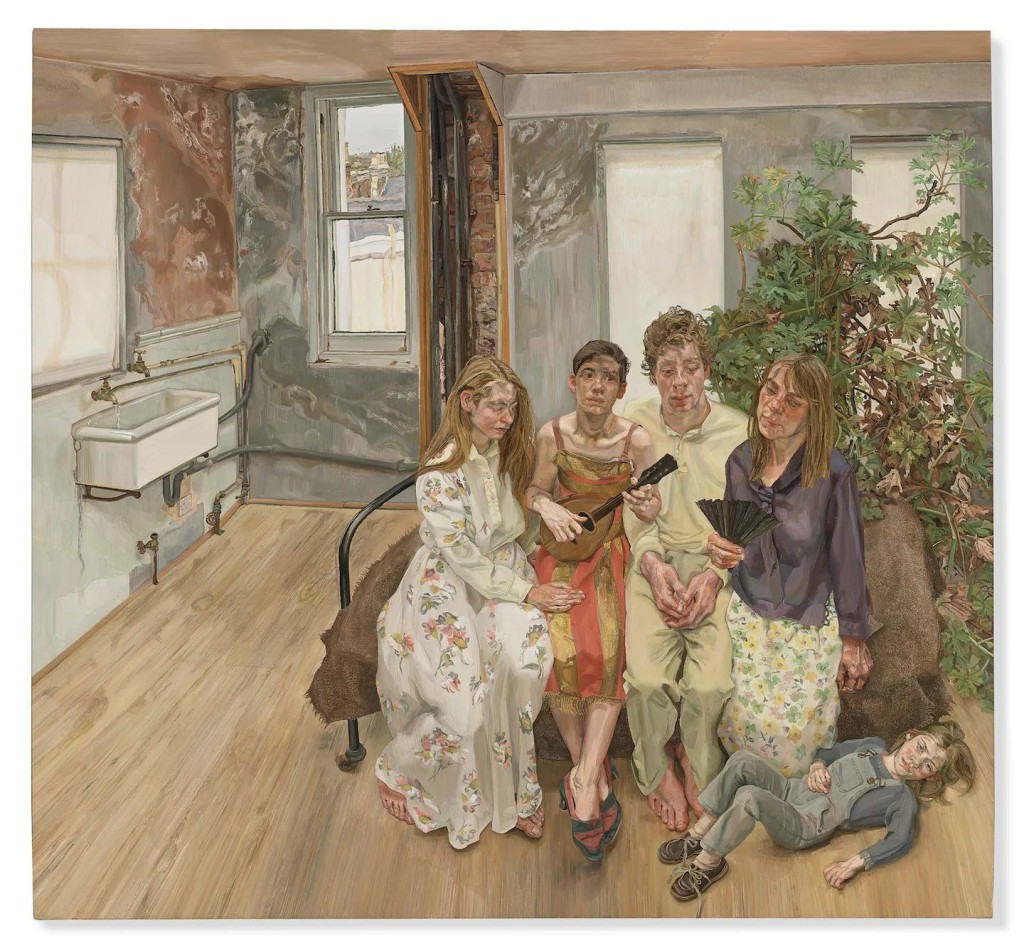 《大室内场景W11（随华托）》《Large Interior, W11（after Watteau） 》（1981至1983年）