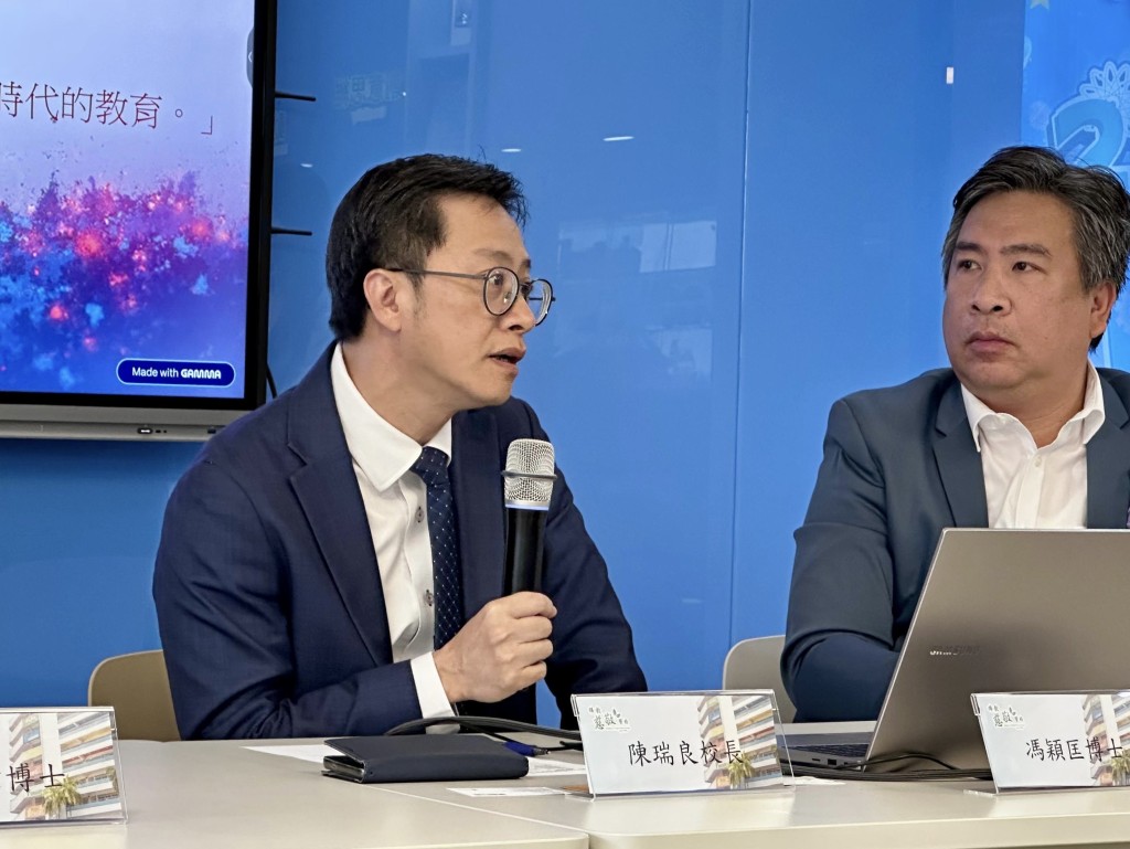 香港初等教育研究學會主席陳瑞良建議，應主動設計出適應AI時代的教學模式。鍾綽盈攝