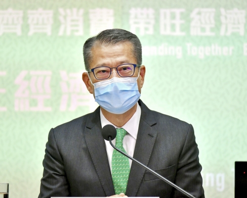 陳茂波的民望淨值創2017年2月以來新高。資料圖片