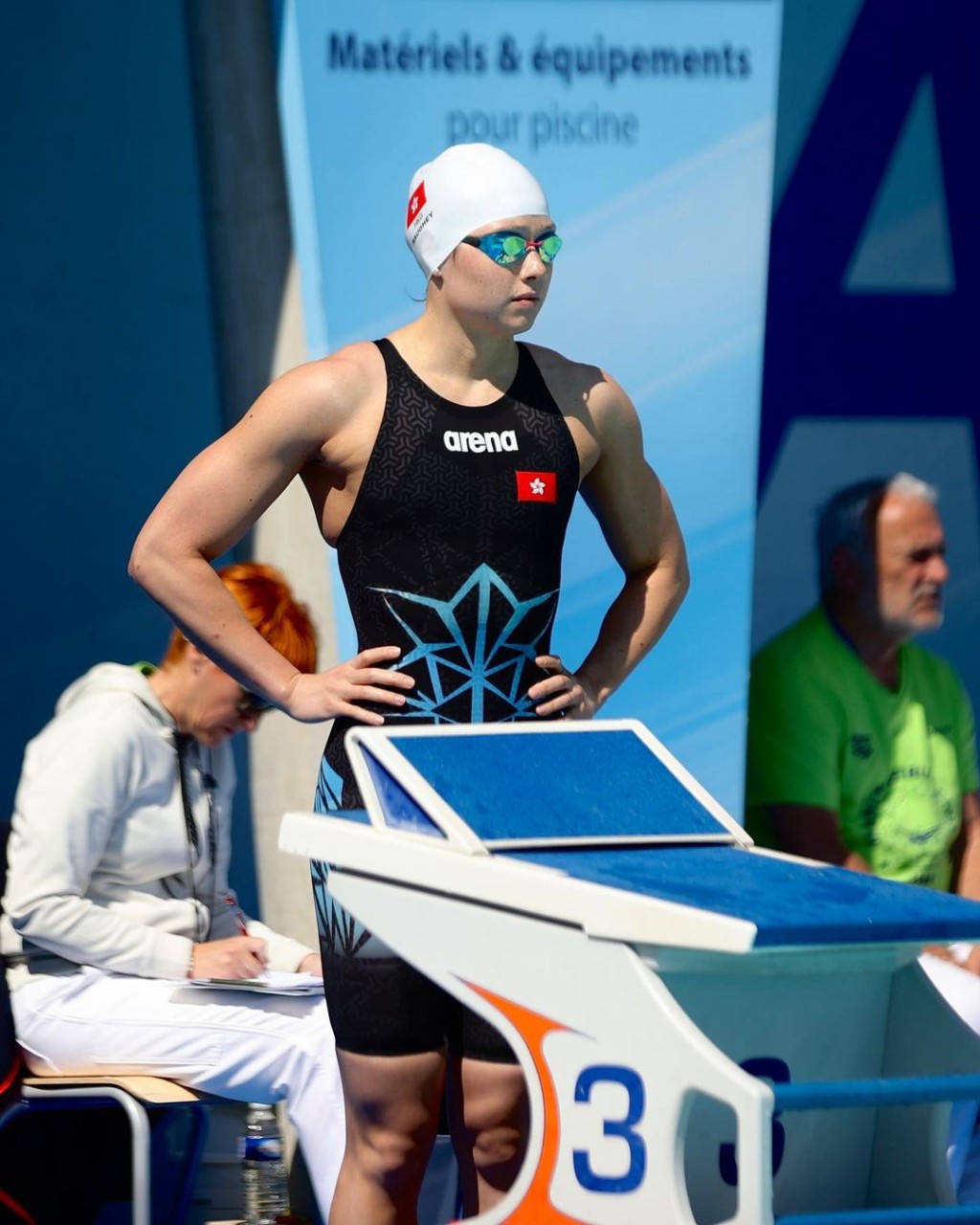 何詩蓓於環地中海游泳賽巴塞隆拿站晉級100米自由泳決賽。何詩蓓IG圖片
