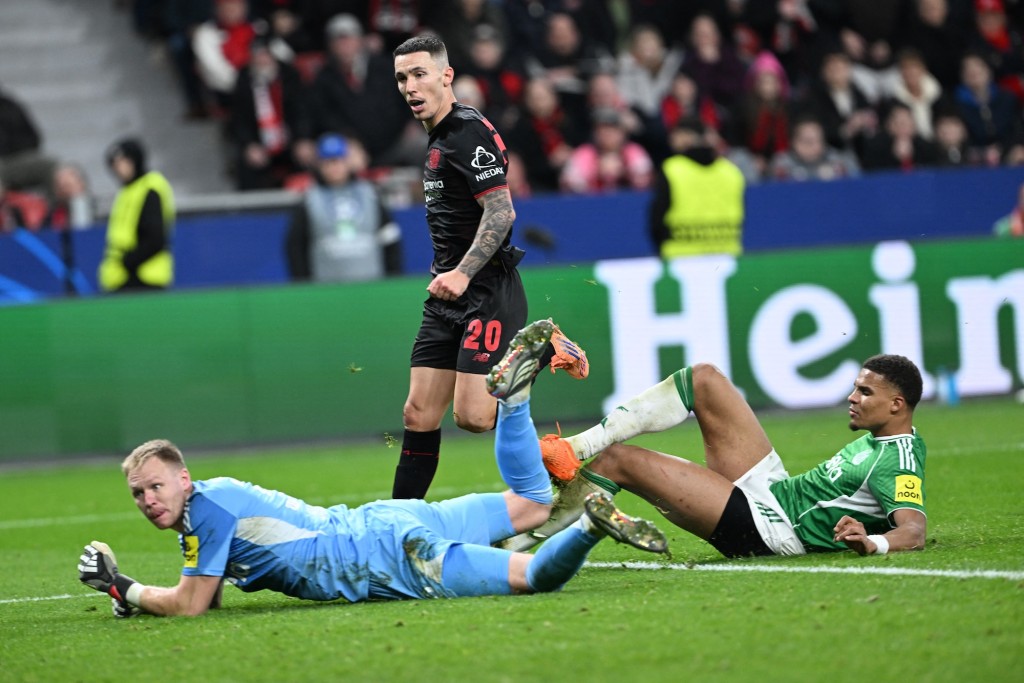 纽卡素于88分钟失守「跌两分」。法新社 纽卡素于88分钟失守「跌两分」。法新社