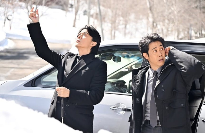 路雲在電影版《Last Man》中,與福山雅治、大泉洋結片緣。 路雲在電影版《Last Man》中,與福山雅治、大泉洋結片緣。