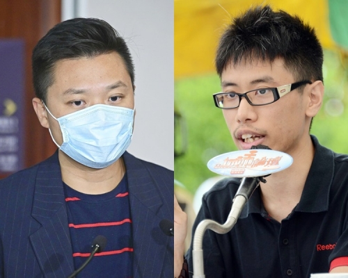 鄭泳舜(左)與戚居偉(右)。資料圖片