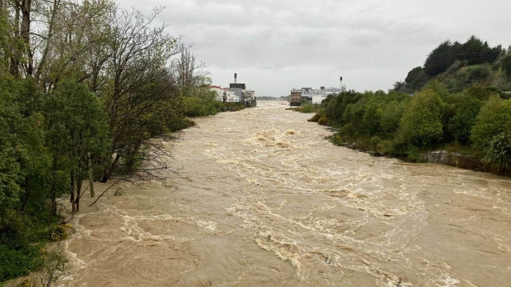 马陶拉河水位上涨。网上图片