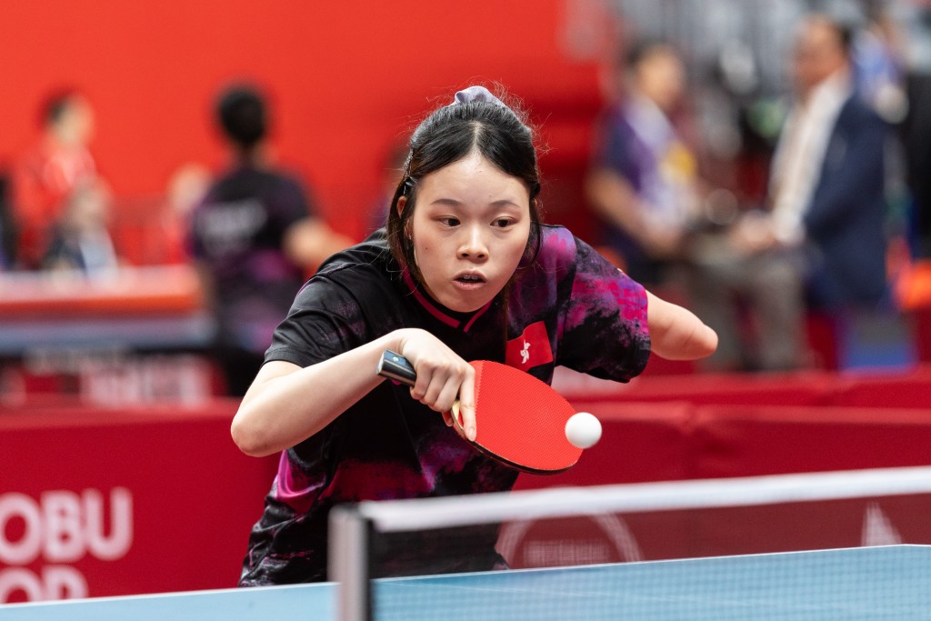 林恩羽夺得女子10级个人赛铜牌。照片由中国香港残疾人奥委会提供 林恩羽夺得女子10级个人赛铜牌。照片由中国香港残疾人奥委会提供