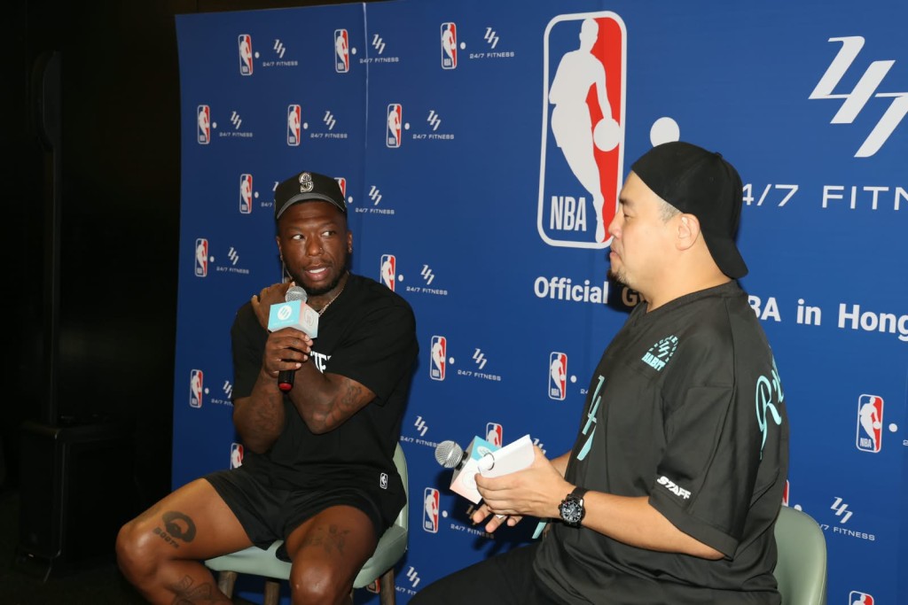 NBA傳奇球星Nate Robinson（25日）現身香港。