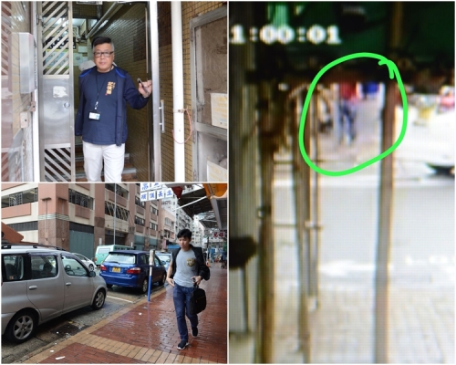 警員在閉路電視看到疑兇,一小時極速「拉人」。歐陽偉光攝/讀者提供
