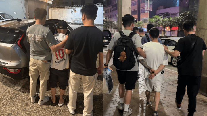 葵涌工廈單位遭偷走四箱文件,警拘捕2名涉案男,起回所有失物。警方圖片