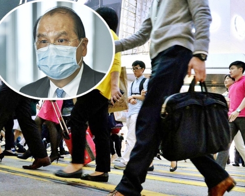 張建宗(小圖)指5月至7月正值應屆畢業生求職高峰期,預期就業將比往年困難。資料圖片