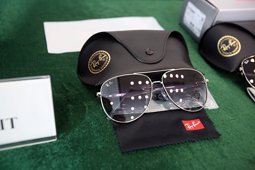 海關檢獲的冒牌太陽眼鏡。 海關檢獲的冒牌太陽眼鏡。