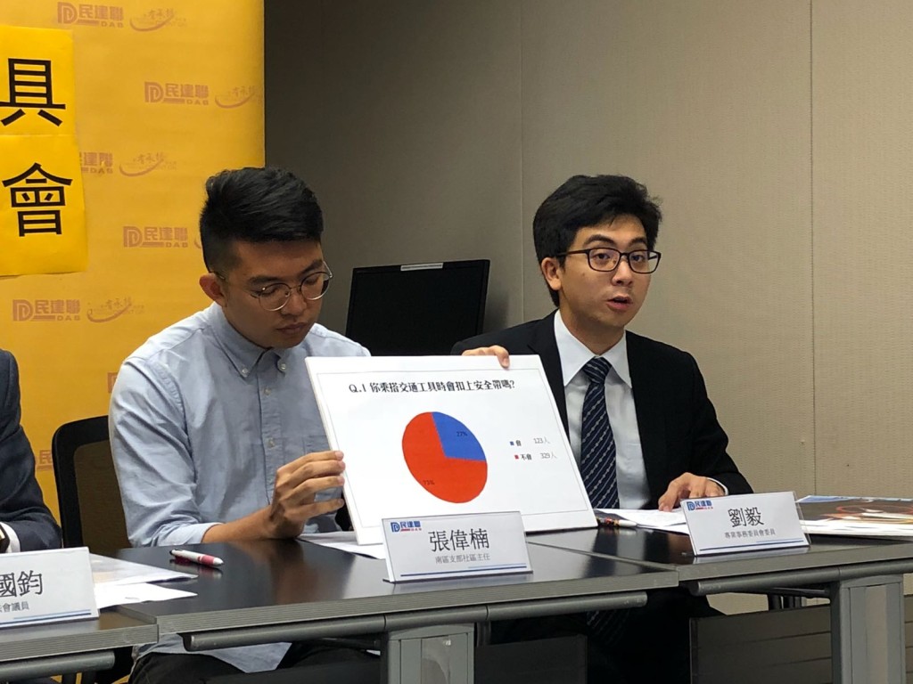 他們又建議車輛製造商派員為小巴進行檢查，確保所有安全帶運作良好。鄺沛同攝