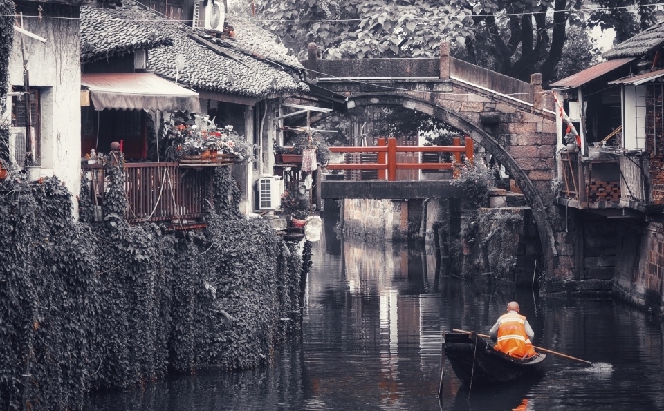 浙江湖州市新市古鎮。