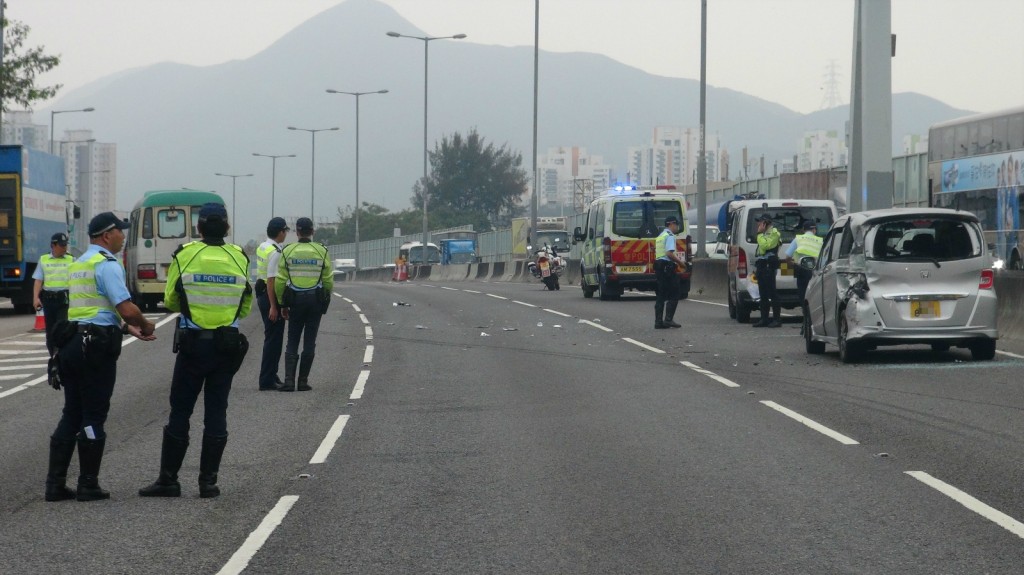 元朗公路車禍。