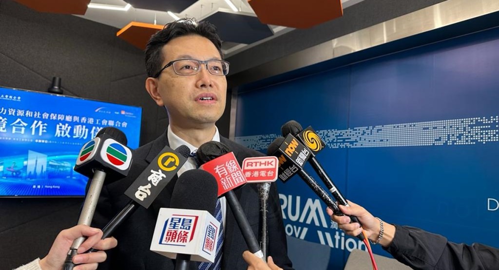 吳秋北指工聯會正部署五一勞動節的慶祝活動。