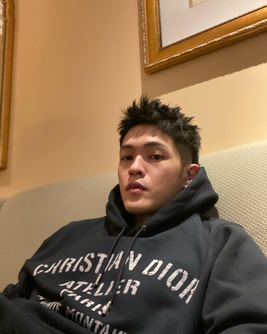 Mark中午時曾更新ig貼累爆照。