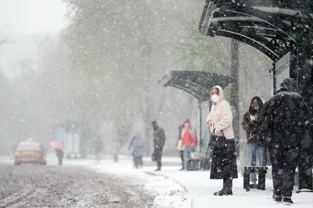 近日北方不少地方降雪。 新華社