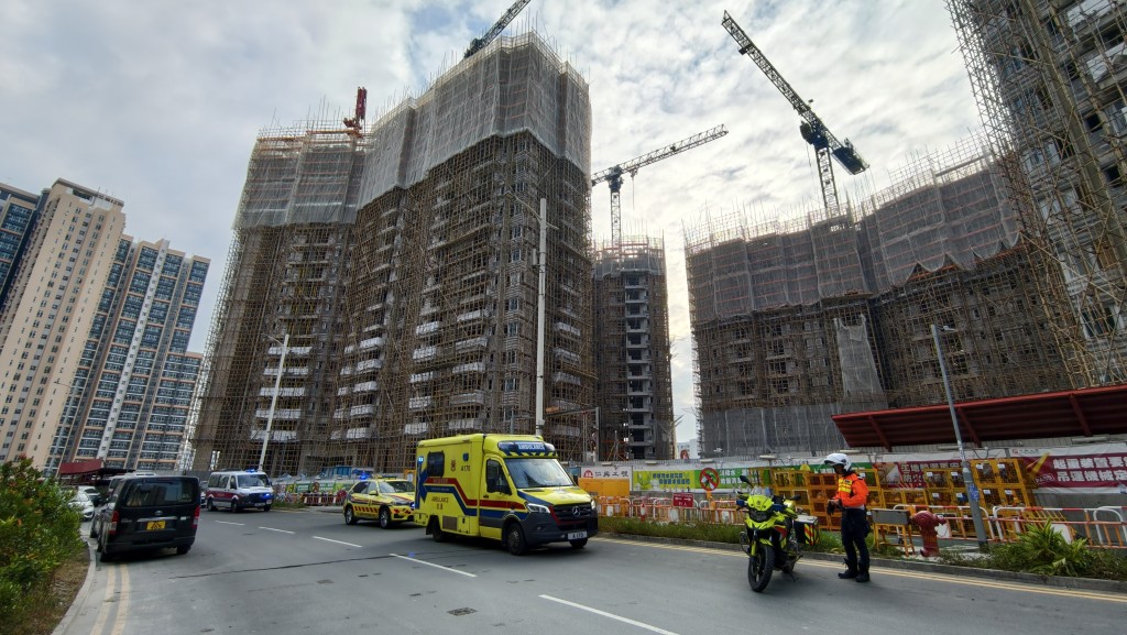 警方到場調查。黃文威攝 警方到場調查。黃文威攝