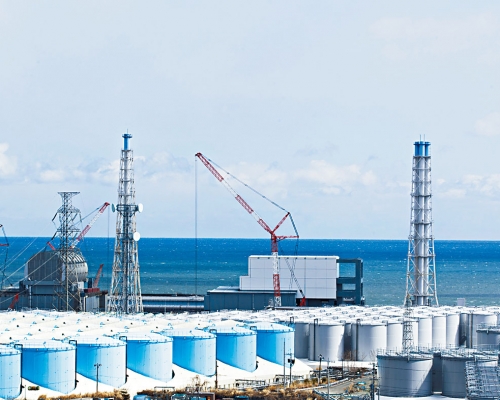 福島第一核電廠的第三及四號反應堆。