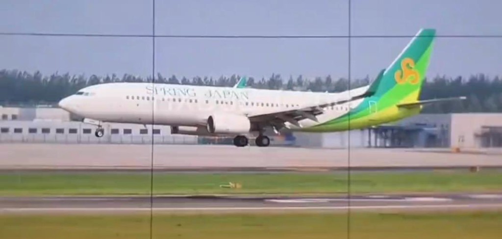 春秋航空日本IJ213航班。新京报