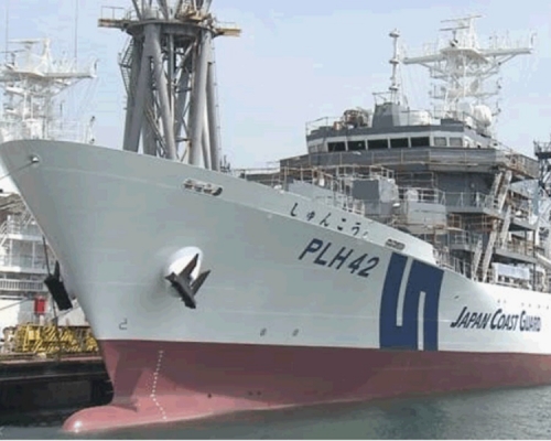 日本計劃在九州鹿兒島部署3艘大型巡邏船。圖：NHK