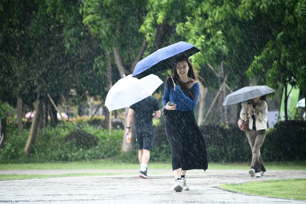 下周四連續5日有驟雨。 下周四連續5日有驟雨。